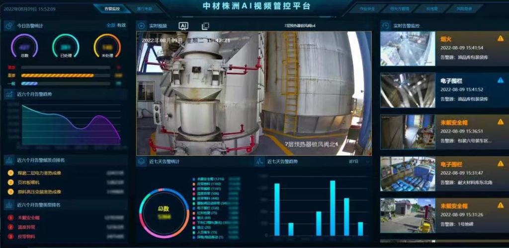水泥廠ai智能視頻監控系統